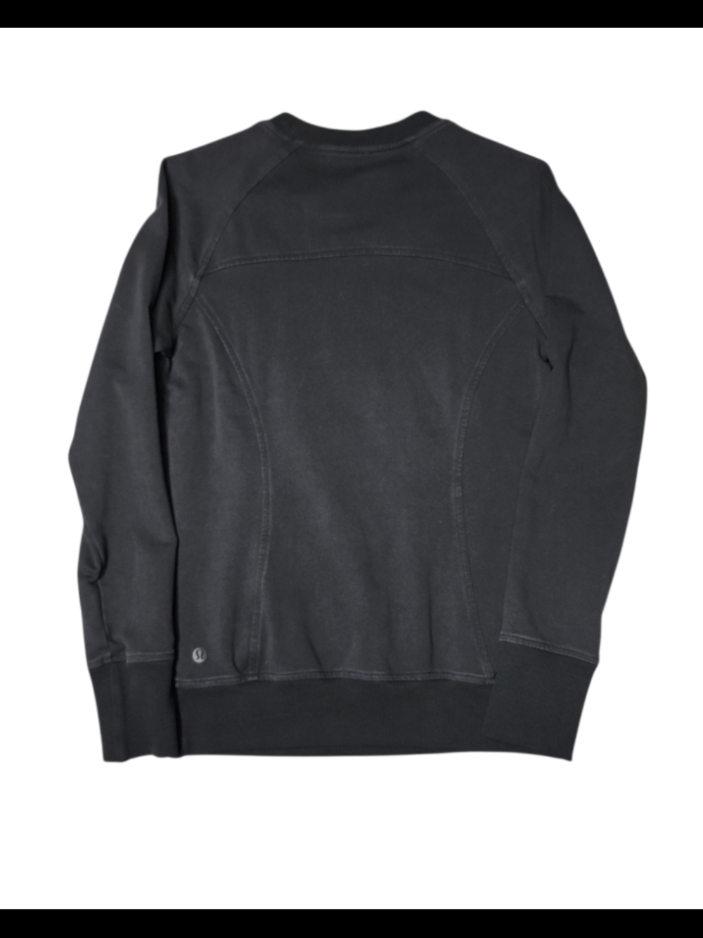 lululemon athletica Womens Black Crewneck Sweatshirt